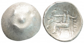 Greek
EASTERN EUROPE, Imitations of Alexander III 'the Great' of Macedon (Circa 3rd-2nd centuries BC)
AR Drachm (19.1mm, 3.1g)
Obv: Stylized head of H...