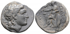 Greek
KINGS of THRACE, Macedonian, Lysimachos (Circa 305-281 BC)
AR Tetradrachm (29.9mm, 14.8g)
Obv: Diademed head of the deified Alexander right, wit...