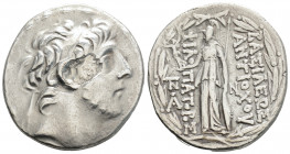Greek
SELEUKID KINGDOM, Antiochos IX Eusebes Philopator (Kyzikenos) (Circa 114/3-95 BC) 
AR Tetradrachm (29.1mm, 15.6g)
Obv: Diademed head of Antiocho...