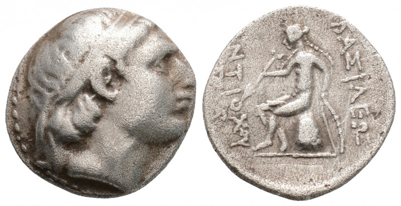 Greek
SELEUKID KINGDOM, Antiochos III (Circa 222-187 BC)
AR Drachm (17.1mm, 4.1g...
