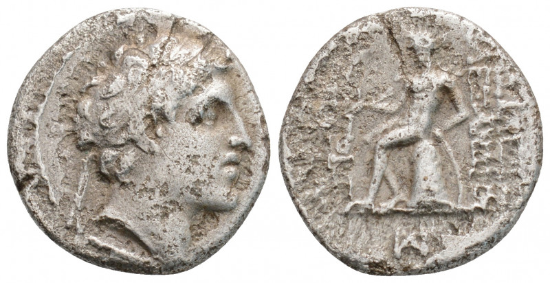 Greek
SELEUKID KINGDOM, Alexander I Balas (Circa 152-145 BC)
AR Drachm (17.9mm, ...