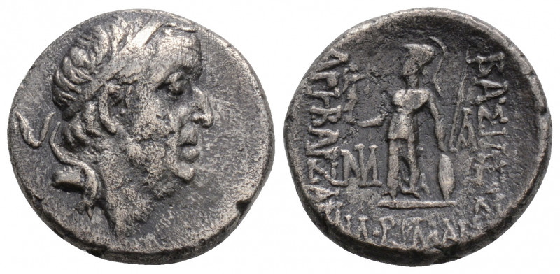 Greek
KINGS OF CAPPADOCIA, Ariobarzanes I Philoromaios (Circa 95-63 BC)
AR Drach...