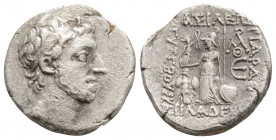 Greek
KINGS OF CAPPADOCIA, Ariarathes X Eusebes Philadelphos (Circa 42-36 BC)
AR Drachm (15.6mm, 3.6g)
Obv: Diademed head of Ariarathes X right.
Rev: ...