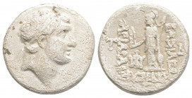 Greek
KINGS OF CAPPADOCIA, Ariarathes X Eusebes Philadelphos (Circa 42-36 BC)
AR Drachm (16.7mm, 3.8g)
Obv: Diademed head of Ariarathes X right.
Rev: ...