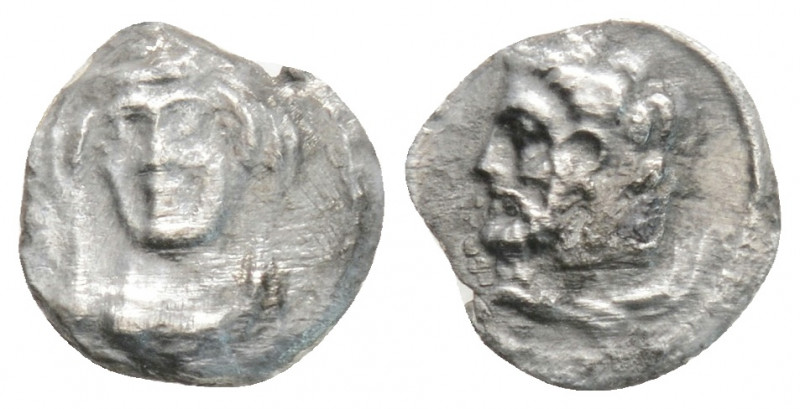 Greek
CILICIA, Uncertain mint (Circa 4th century BC)
AR Obol (9mm, 0.5g)
Obv: He...