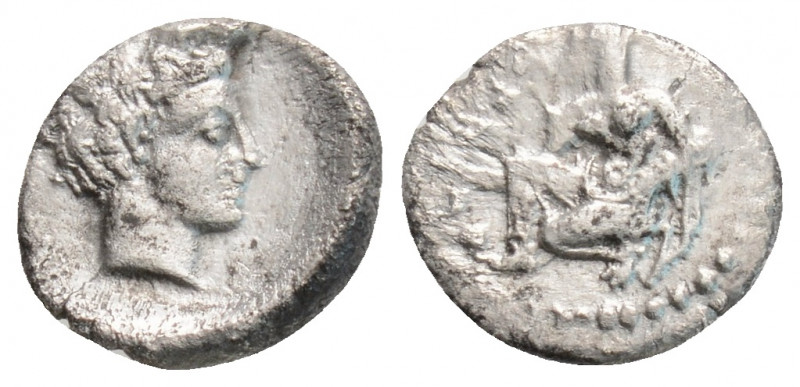 Greek
CILICIA, Tarsus, Tiribazus (Circa 388-380 BC).
AR obol (9.9mm, 0.7g)
Obv: ...