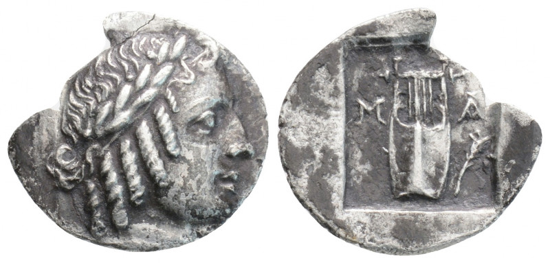 Greek
LYKIAN LEAGUE, Masikytes (Circa 44-18 BC)
AR Hemidrachm (15.7mm, 1.5g)
Obv...