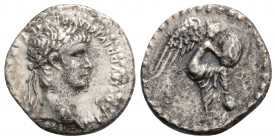 Roman Provincial
CAPPADOCIA, Caesaraea-Eusebia, Nero (54-68 AD)
AR Hemidrachm (14.7mm, 1.5g)
Obv: NERO CLAVD DIVI CLAVD F CAESAR AVG GERMANI. Laureate...