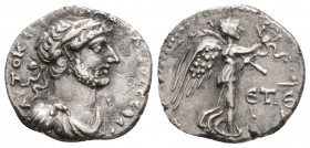 Roman Provincial
CAPPADOCIA, Caesarea-Eusebia, Hadrian (117-138 AD)
AR Hemidrachm (14.6mm, 1.6g)
Obv: Laureate, draped, and cuirassed bust right.
Rev:...