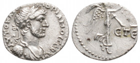 Roman Provincial
CAPPADOCIA, Caesarea-Eusebia, Hadrian (117-138 AD)
AR Hemidrachm (14.3mm, 1.2g)
Obv: Laureate, draped, and cuirassed bust right.
Rev:...