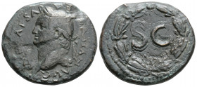 Roman Provincial
SYRIA, Seleucis and Pieria, Antioch, Vespasian (69-79 AD)
AE Bronze (30.5mm, 14.2g)
Obv: IMP CAESAR VESPASIAN AVG. Laureate head left...