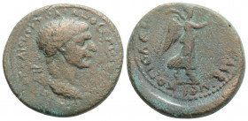 Roman Provincial 
PONTOS, Nicopolis ad Lycum, Trajan (98-117 AD)
AE Bronze (24mm, 8.4g)
Obv: ΑΥΤ ΚΑΙϹ ΝΕΡ ΤΡΑΙΑΝΟϹ ϹΕΒ ΓΕΡΜ ΔΑΚ ΤΟ ϚΙ. Laureate head r...