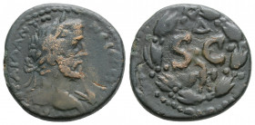 Roman Provincial 
SELEUCIS & PIERIA, Antioch, Antoninus Pius (138-161AD)
AE Bronze (18.2mm, 3.9g)
Obv: ΑVΤ ΚΑΙ ΤΙ ΑΙΛ ΑΔΡ ΑΝΤⲰΝEΙΝΟϹ ϹEΒ EVϹE. Laureat...