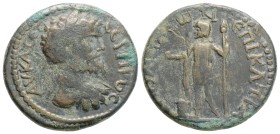 Roman Provincial
PHRYGIA, Philomelion, Septimius Severus (193-211 AD)
AE Bronze (22.3mm, 6.1g)
Obv: AV KA CЄΠ CЄVHPOC. Laureate, draped and cuirass...