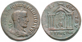 Roman Provincial
CYRRHESTICA, Cyrrhus, Philip I the Arab (244-249 AD)
AE Bronze (28.5mm, 19.2g)
Obv: AVTOK K M IOVΛI ΦΙΛΙΠΠOC CЄB - Laureate, draped a...