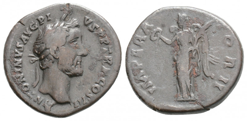 Roman Imperial 
Antoninus Pius (138-161 AD) Rome
AR Denarius (17.8mm, 2.8g)
Obv:...