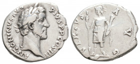 Roman Imperial
Antoninus Pius (138-161 AD) Rome 
AR denarius (18.3mm, 3.3g)
Obv: ANTONINVS AVG PIVS P P COS III - laureate head of Antoninus Pius righ...