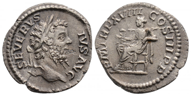 Roman Imperial
Septimius Severus (193-211 AD) Rome 
AR Denarius (19.2mm, 2.5g)
O...