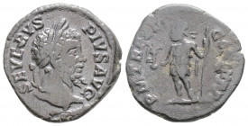 Roman Imperial
Septimius Severus (193-211 AD) Rome
AR Denarius (18.1mm, 2.9g)
Obv: SEVERVS PIVS AVG.Laureate head right.
Rev: PM TR P XIII COS III PP....