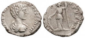 Roman Imperial
Caracalla, as Caesar (198-217 AD) Laodicea
AR Denarius (17.8mm, 3.5g)
Obv: M AVR ANTON-CAES PONTIF, bare-headed, draped and cuirassed b...