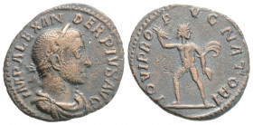 Roman Imperial
Severus Alexander (222-235 AD) Rome
AR Denarius (20.1mm, 3g)
Obv: IMP ALEXANDER PIVS AVG. Laureate, draped and cuirassed bust right.
Re...
