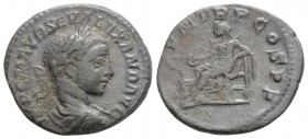 Roman Imperial
Severus Alexander (222-235 AD) Rome
AR Denarius (19.3mm, 2.9g)
Obv: IMP C M AVR SEV ALEXAND AVG, laureate, draped, and cuirassed bust o...