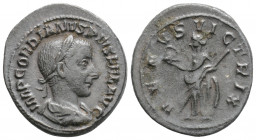 Roman Imperial
Gordian III (238-244 AD) Rome
AR Denarius (21.4mm, 3.1g)
Obv: IMP GORDIANVS PIVS FEL AVG. Laureate, draped and cuirassed bust right.
Re...
