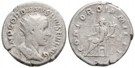 Roman Imperial
Gordian III (238-244 AD) Rome
AR Antoninianus (21.5mm, 4.6g)
Obv: IMP GORDIANVS PIVS FEL AVG. Radiate, draped and cuirassed bust right....