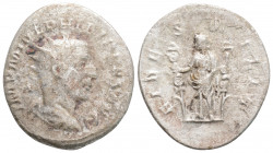 Roman Imperial
Philip I (244-247 AD) Rome
AR Antoninianus (23.4mm, 2.8g)
Obv: IMP M IVL PHILIPPVS AVG, radiate, draped and cuirassed bust to right.
Re...