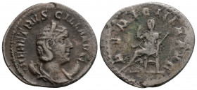 Roman Imperial
Herennia Etruscilla (249-253 AD) Rome 
AR Antoninianus (23mm, 3.2g)
Obv: HER ETRVSCILLA AVG, draped bust of Herennia Etruscilla right o...