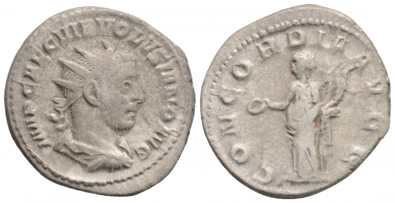 Roman Imperial
Volusian (251-253 AD) Rome
AR Antoninianus (22.7mm, 4.3g)
Obv: IM...