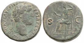 Roman Imperial
Antoninus Pius (145-161 AD) Rome
AE Sestertius (30.1mm, 20.1g)
Obv: ANTONINVS AVG PIVS P P TR P COS IIII, laureate head to right.
Rev: ...