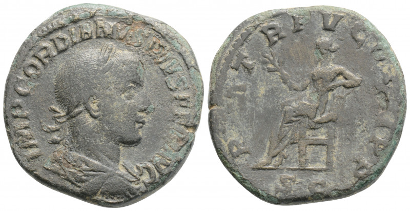 Roman Imperial
Gordian III (238-244 AD) Rome
AE Sestertius (30.4mm, 16.1g)
Obv: ...