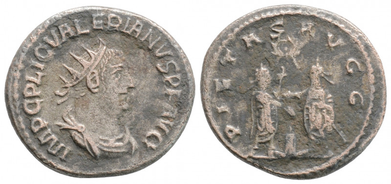 Roman Imperial
Valerian I (253-260 AD) Rome
BI antoninianus (21mm, 3.8g)
Obv: IM...