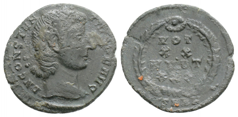 Roman Imperial
Constantius II. (337-361 AD) Heraclea
AE Follis (15.9mm, 1.1g)
Ob...