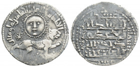 Medieval
Seljuks of Rum, Ghiyath al-Din Kay Khusraw II (AH 640 = AD 1242)
AR Dirham (23.3mm, 3g)
Obv: Lion advancing to right, star and two pellets ar...