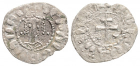 Medieval
Armenia, Cilician Armenia, Hetoum II (1289-1293, 1295-1296 & 1301-1303/5 AD) 
AR Obol (16mm, 0.4g)
Obv: Crowned facing bust.
Rev: Lang cross ...