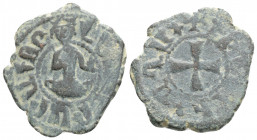 Medieval
ARMENIA, Cilician Armenia, Royal, Hetoum II. 1289-1293, 1295-1296, and 1301-1305. 
AE Kardez
Obv: Hetoum seated facing holding cross and orb
...