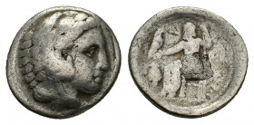 Kings of Macedon, Alexander III 'the Great' (336-323 BC). AR Tetradrachm (25,70 mm, 16,72 g). Amphipolis, c. 332-326 BC. Head of Herakles r., wearing ...