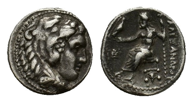 Kings of Macedon, Alexander III 'the Great' (336-323 BC). AR Drachm (15,27 mm, 4...