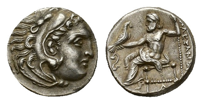 Kings of Macedon, Philip III Arrhidaios (323-317 BC). AR Drachm (16,06 mm, 4,29 ...