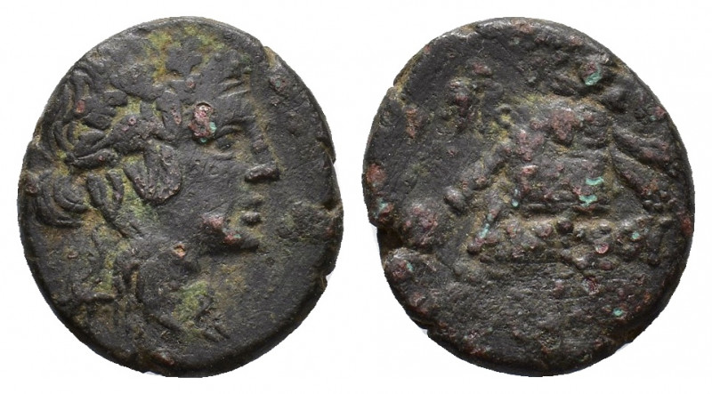 Pontos, Amisos, time of Mithradates VI, c. 85-65 BC. Æ (20, 29 mm, 7,70 g). Head...