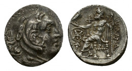 Islands off Ionia, Chios, c. 290-275. AR Drachm (17,62 mm, 4,00 g). In the name and types of Alexander III.
Head of Herakles r., wearing lion skin. R/...