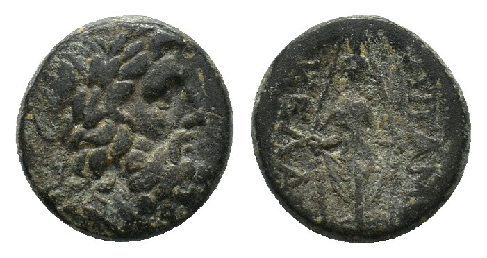 Phrygia, Apameia, c. 88-40 BC. Æ (17,73 mm, 7,59 g). Heraklei-, and Eglo-, magis...