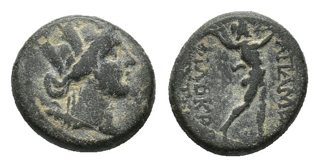 Phrygia, Apameia, c. 88-40 BC. Æ (15,89 mm, 5,02 g). Philokrat-, Ariste-, magist...