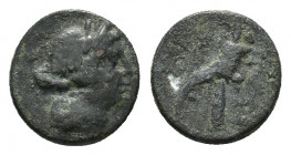 Phrygia, Laodikeia(?), c. 133-67 BC. Æ (18mm, 5.16g). Diademed female head r. R/ Filleted cornucopia. Cf. BMC 31ff. Good Fine