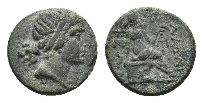 Phrygia, Laodikeia, c. 2nd-1st century BC. Æ (16,44 mm, 4.38 g). Head of Aphrodi...