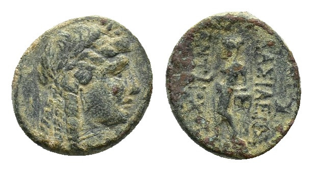 Seleukid Kings, Antiochus III Megas (223-187 BC). Æ (14,94 mm, 4.39 g). Laureate...