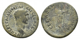 Bithynia, Koinon of Bithynia. Trajan (AD 98-117). Æ (26,59 mm, 11,80 g). Laureate head r. R/ Demeter veiled standing l., holding ears of corn in r. ha...