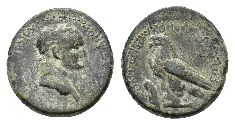 Phrygia, Amorium. Vespasian (AD 69-79). Æ Assarion (20,35 mm, 6.22 g). L. Antoni...